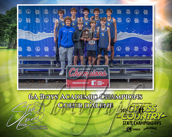 6A Boys Academic Champions - Coeur d'Alene