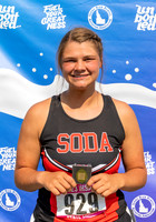 2A Girls Shot Put Champion - Izzy Shelton - Soda Springs