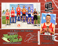 1A Boys 200 M Trenton Lorentz