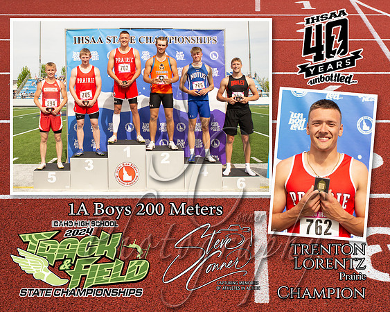 1A Boys 200 M Trenton Lorentz