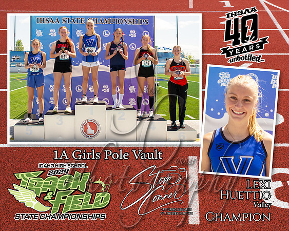 1A Girls Pole Vault - Lexi Huettig