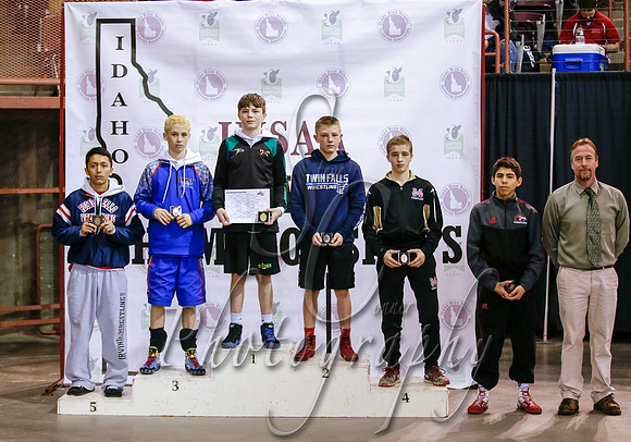 4A 98 lb Awards Podium