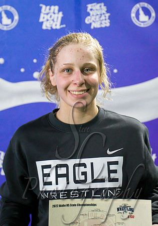 2022 Girls State 132lb Champion - Liv Wieder - Eagle 2