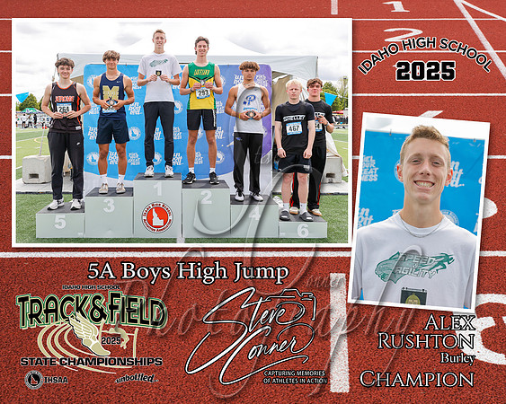 5A Boys High Jump Champion - Alex Rushton