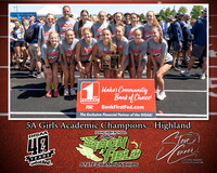 5A Girls Academic Champions