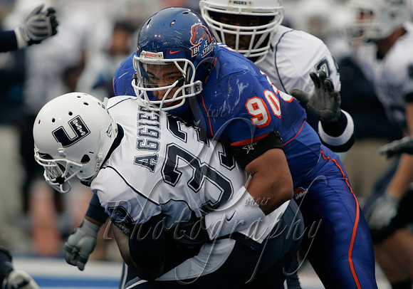 NCAA FOOTBALL: NOV 08 Utah State at Boise State