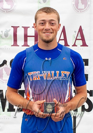 1A Boys Pole Vault Champion Colt Uhlenkott Tri-Valley