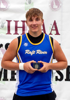 1A Boys Shot Put Champion Ryan Spaeth Raft River