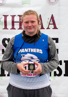 1A Girls Shot Put Champion Brittany Conrad Carey
