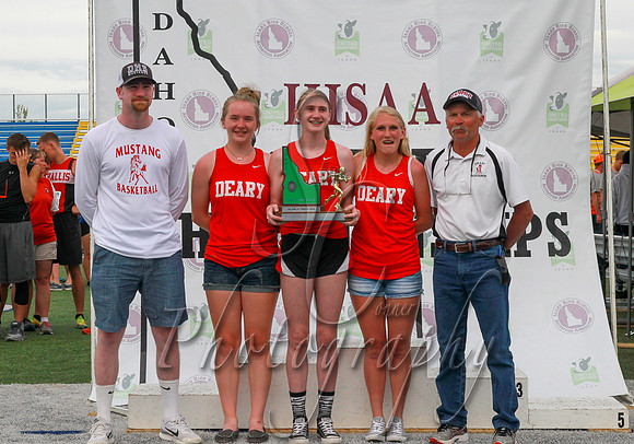 1A Girls 3rd Place Deary 1
