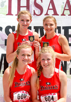 1A Girls 4x200 Relay Prairie 1