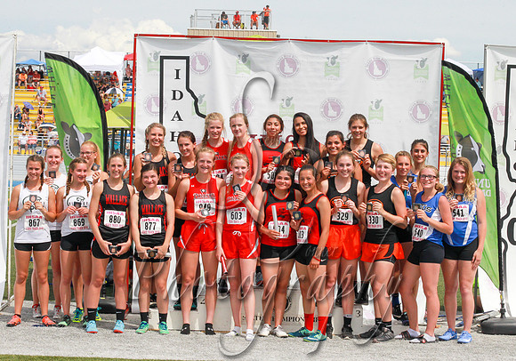1A Girls 4x100 Relay 2