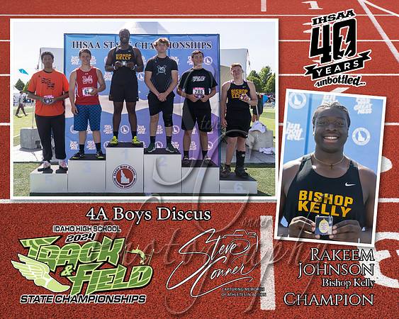 4A Boys Discus Rakeem Johnson