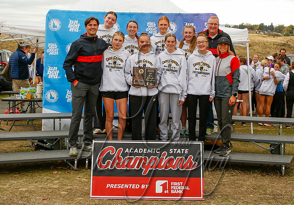 6A Girls State Academic Champions - Highland
