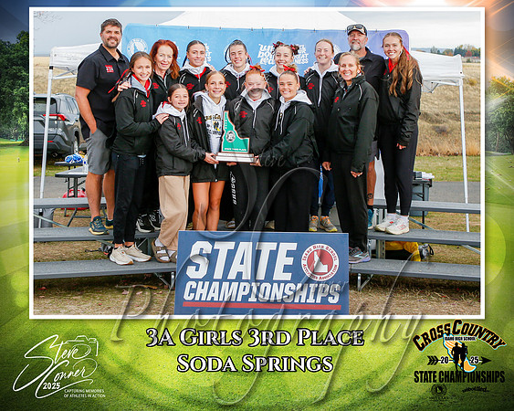 3A Girls 3rd Place - Soda Springs