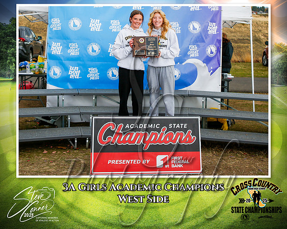 3A Girls Academic Champions - West Side