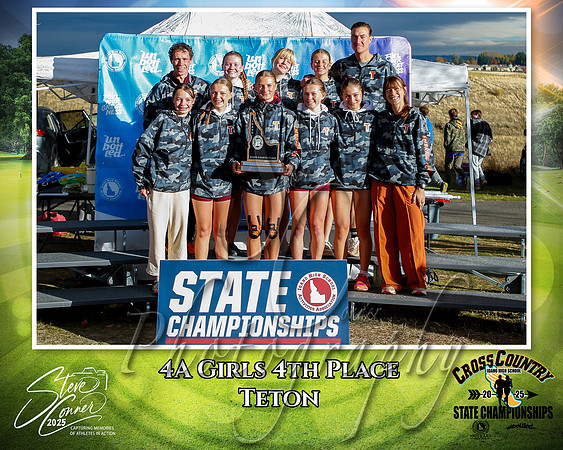4A Girls 4th Place - Teton