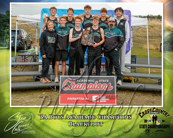 5A Boys Academic Champions - Blackfoot