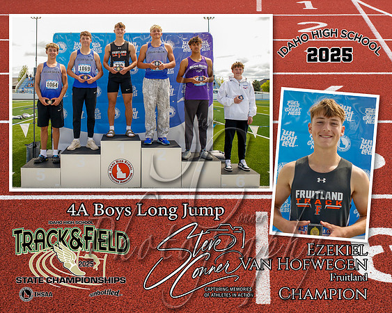 4A Boys Long Jump Champion - Ezekiel Van Hofwegen