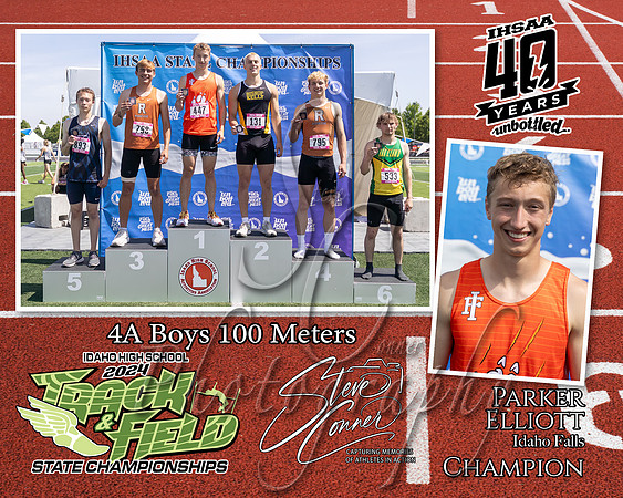 4A Boys 100 Meter Parker Elliott
