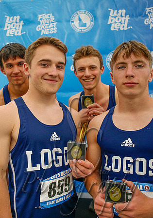 2A Boys 4x400 Relay Champions - Logos