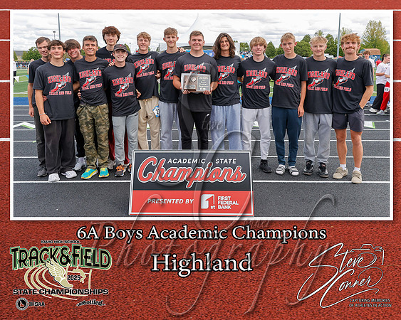 6A Boys Academic Champions - Highland