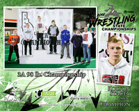 3A Idaho State Wrestling Champions Memory Mates