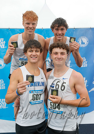 6A Boys 4x400 Relay Champions - Timberline