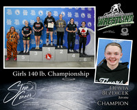 Girls 140lb Champion - Olivia Bezdicek - Jerome