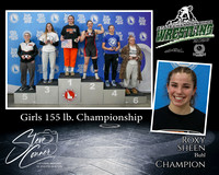 Girls 155lb Champion - Roxy Sheen - Buhl