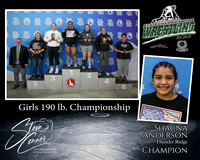 Girls 190lb Champion - Shauna Anderson - Thunder Ridge.