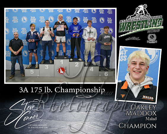 3A 175lb Champion - Oakley Maddox - Malad