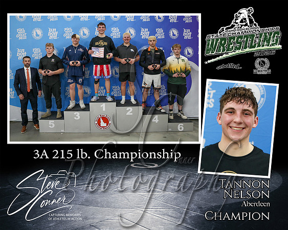 3A 215lb Champion - Tannon Nelson - Aberdeen