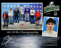 4A 132lb Champion - Braelyn Arredondo - Homedale