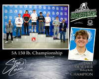 5A 150lb Champion - Jake Mescher - Bishop Kelly.