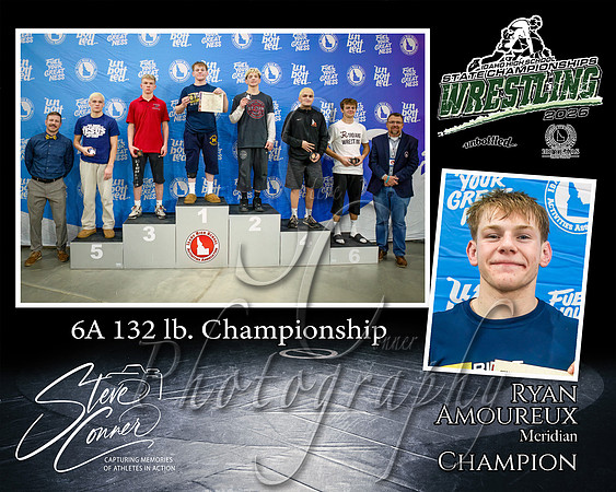 6A 132lb Champion - Ryan Amoureux - Meridian