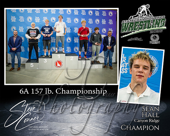 6A 157lb Champion - Sean Hall - Canyon Ridge