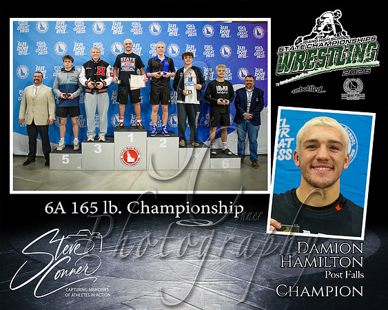 6A 165lb Champion - Damion Hamilton - Post Falls