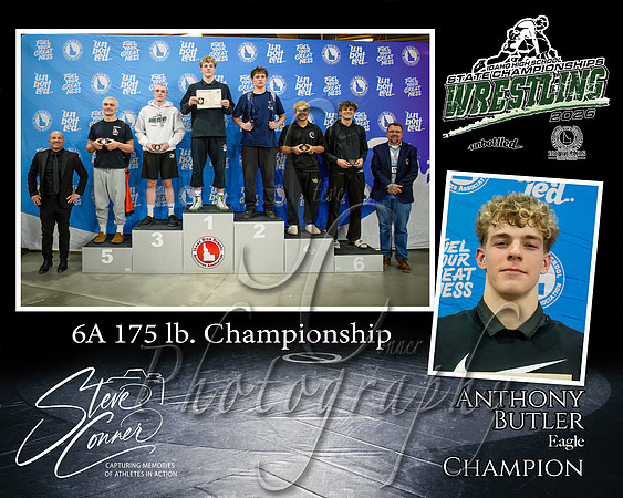 6A 175lb Champion - Anthony Butler - Eagle
