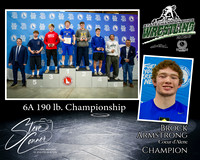 6A 190lb Champion - Brock Armstrong - Coeur d'Alene.