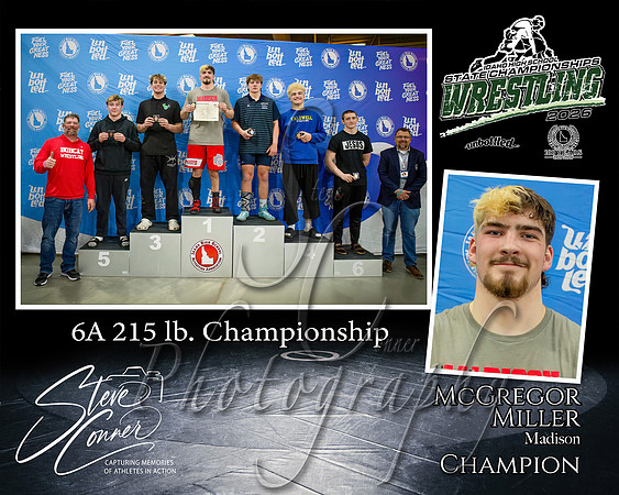 6A 215lb Champion - McGregor Miller - Madison