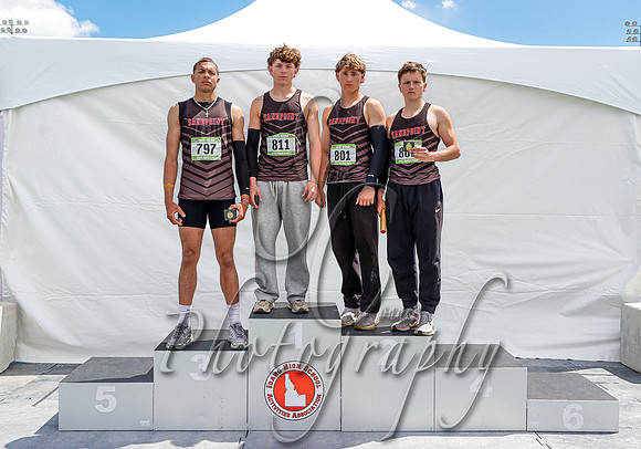 5A Boys 4x100 Relay Champion - Sandpoint 3