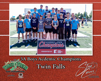 2026 5A Boys Academic Champions - Twin Falls