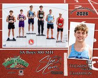 2026 5A Boys State 300 MH Champion - Eli Thompson  - Twin Falls