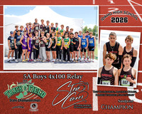 2026 5A Boys State 4x100 Relay Champions - Sandpoint