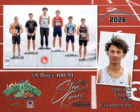 2026 5A Boys State 400 M Champion - Vallivue