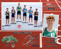 2026 5A Boys State 800 M Champion - Owen Gregory - Blackfoot