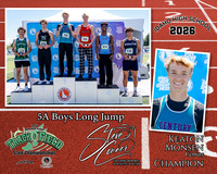 2026 5A Boys State Long Jump Champion - Keaton Monsen - Century