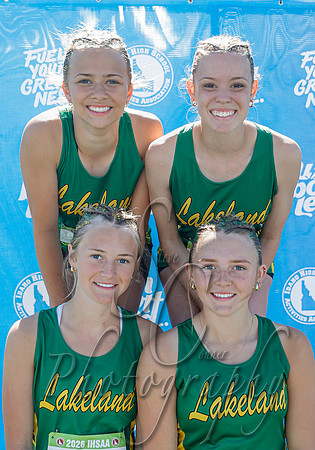 5A Girls 4x200 Relay Champions - Lakeland