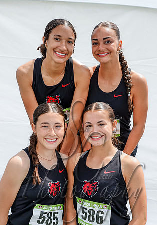 5A Girls 4x100 Relay Champions - Moscow 2